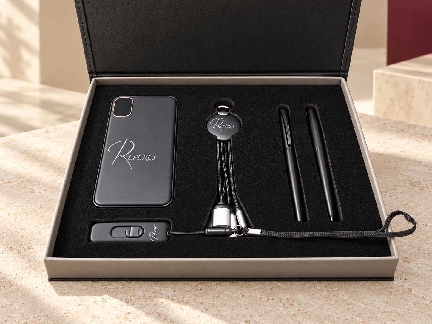 Coffret accessoires personnalisés
